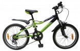 Велосипед 20' хардтейл NOVATRACK FLYER зеленый, 12 ск. 20SH 12V.FLYER.GN 7 (20)